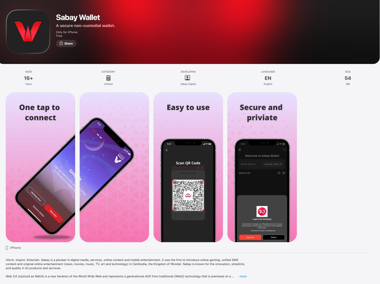Sabay Wallet screenshot 2